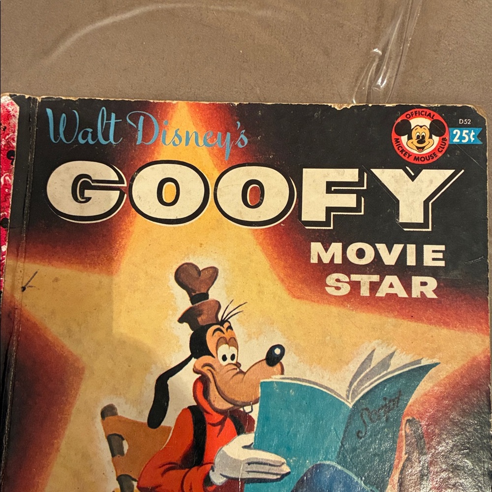 Vintage Disney Goofy Movie Star Book, Walt Disney Productions - Picture 11 of 13